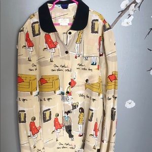 KATE SPADE & GARANCE DORE COCKTAIL PARTY PRINT